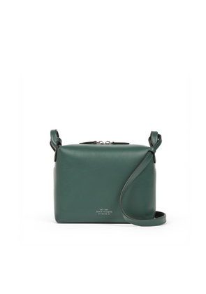 Smythson Milton Crossbody Bag In Pine