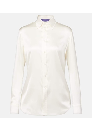 Ralph Lauren Collection Cameron silk-blend charmeuse shirt