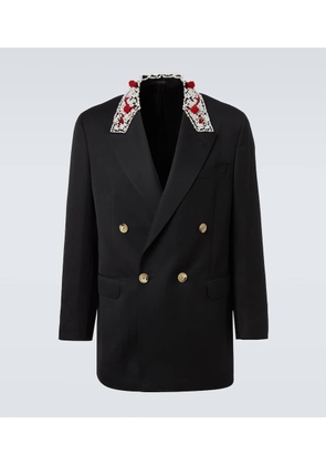Simone Rocha Embellished double-breasted blazer