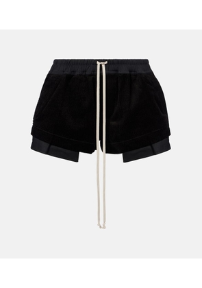 Rick Owens Fog cotton and linen shorts