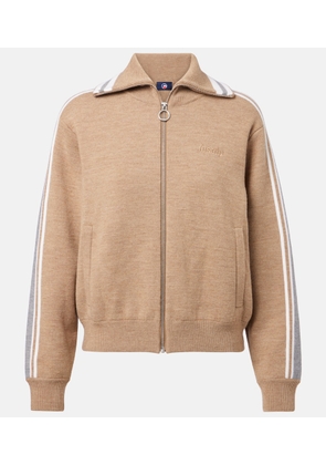 Fusalp Benada striped wool-blend jacket