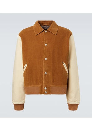 Wales Bonner Homecoming cotton corduroy varsity jacket