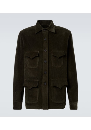 Rubinacci Cotton corduroy Western shirt