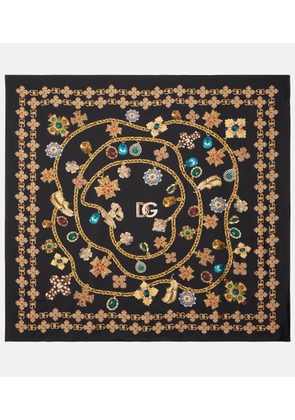 Dolce&Gabbana Silk twill scarf