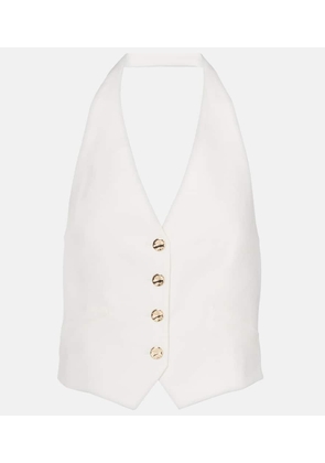 Veronica Beard Arabella linen-blend vest