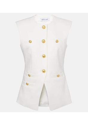 Veronica Beard Tamara linen-blend vest