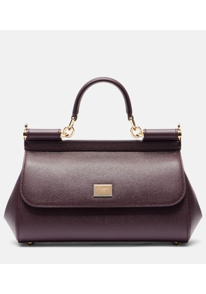 Dolce&Gabbana Sicily EW Small leather tote bag