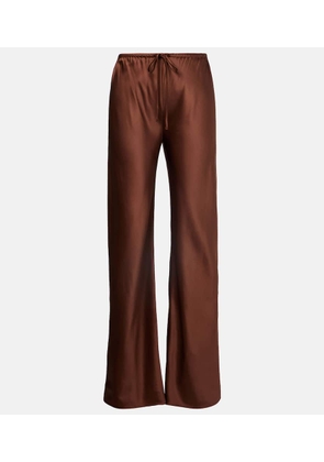 Veronica Beard Billie silk-blend straight pants