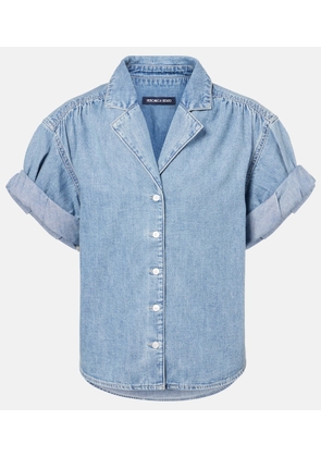 Veronica Beard Ilene denim shirt