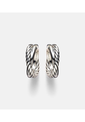 David Yurman CrossoverÂ® sterling silver hoop earrings