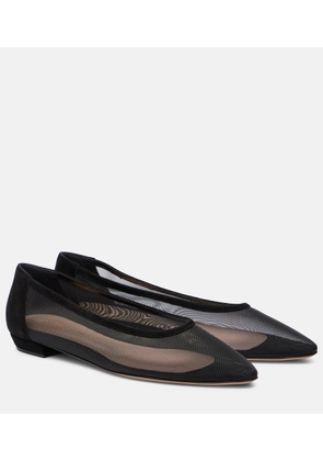 Gianvito Rossi Sheer organza ballet flats