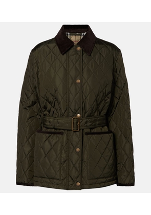 Burberry Belted quilted jacket