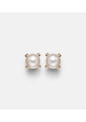 David Yurman Pearl Classics 18kt gold earrings with pearls and diamonds