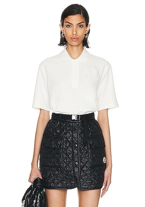 Moncler Polo Shirt in White - White. Size M (also in ).