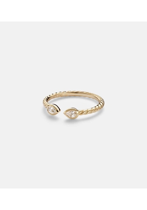 David Yurman Petite Modern RenaissanceÂ® 18kt gold ring with diamonds