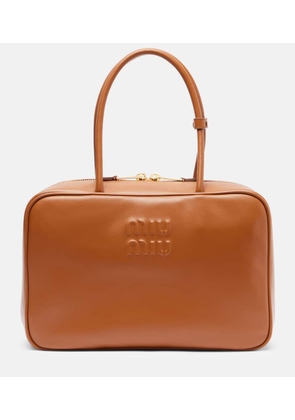 Miu Miu Beau leather tote bag