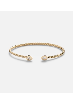 David Yurman Petite Modern RenaissanceÂ® CablespiraÂ® 18kt gold bracelet with diamonds