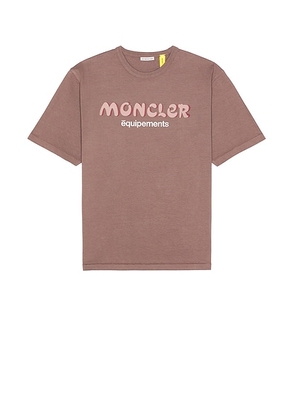 Moncler Genius Moncler x Salehe Bembury Logo T-Shirt in Mauve - Pink. Size S (also in ).