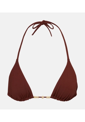 Eres Ephemere embellished bikini top