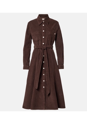AG Jeans Marseille corduroy shirt dress