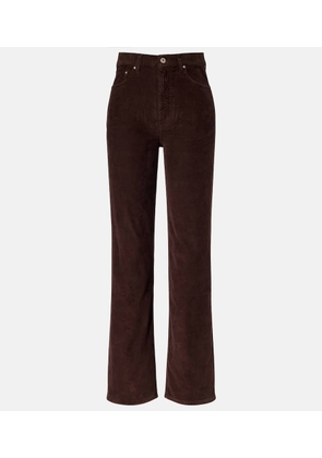 AG Jeans Kora high-rise corduroy wide-leg pants