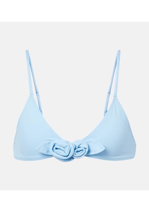 Coperni Floral-applique bikini top