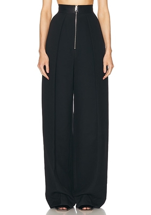 KHAITE Marine Pant in Black - Black. Size 8 (also in ).