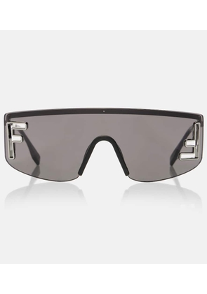 Fendi Fendi Sport logo flat-top sunglasses