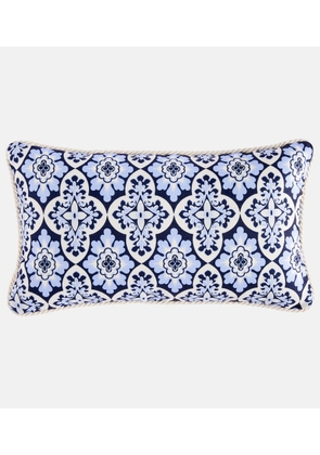 La DoubleJ Palazzo Blue cotton cushion