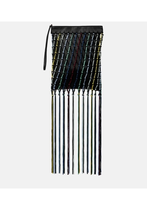 Gabriela Hearst Naila fringed leather pouch