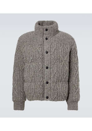 Moncler Grenoble Ellesmere virgin wool down jacket