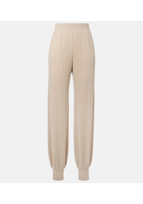 Loro Piana Plane Tree ribbed-knit cashmere sweatpants