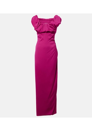 Vivienne Westwood Long Ginnie Amber draped maxi dress