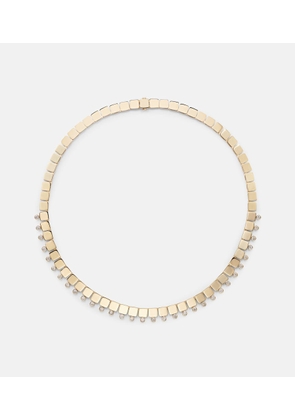 Ileana Makri 18kt gold necklace with diamonds