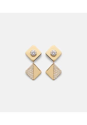 Ileana Makri 18kt gold earrings with diamonds