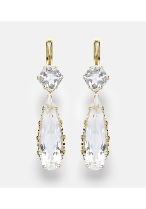 Ileana Makri 18kt gold earrings with white topaz