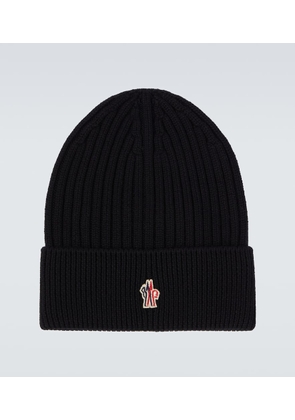 Moncler Grenoble Ribbed-knit virgin wool beanie