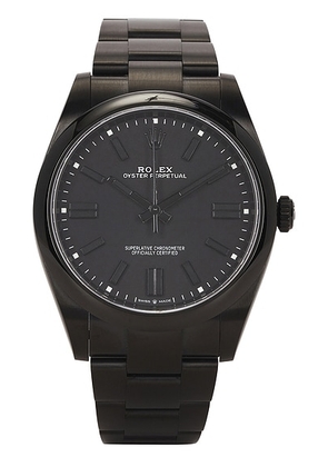 MINDS Rolex Oyster Perpetual in Black - Black. Size all.