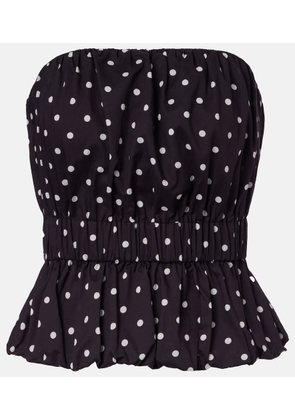 Posse Aurelia polka-dot top