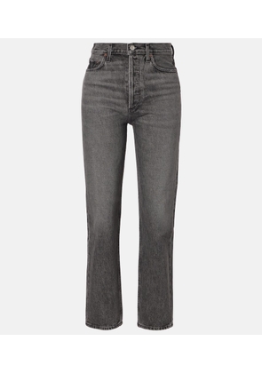 Agolde '90s cropped high-rise straight jeans