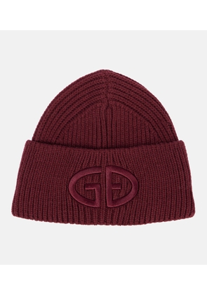 Goldbergh Valerie logo ribbed-knit beanie