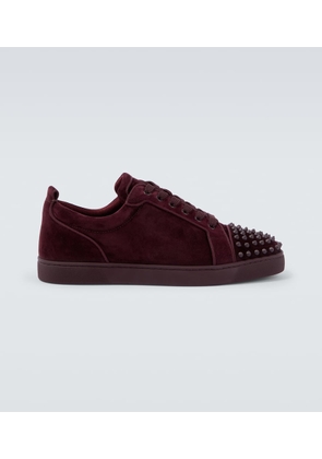 Christian Louboutin Louis Junior Spikes suede sneakers