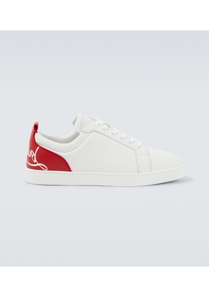 Christian Louboutin Fun Louis Junior leather sneakers