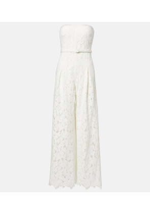 Simkhai Rebecca strapless lace jumpsuit