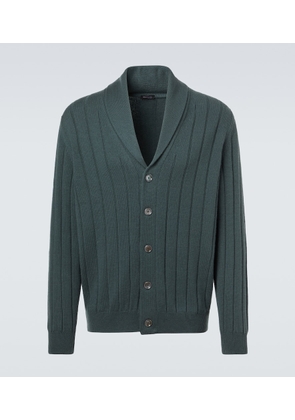 Kiton Rib-knitted cashmere cardigan