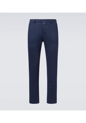 Kiton Cotton and cashmere chinos