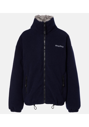 Miu Miu Down-filled fleece jacket
