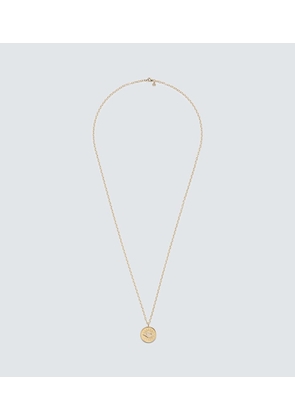 Sydney Evan 14kt gold charm necklace with diamonds