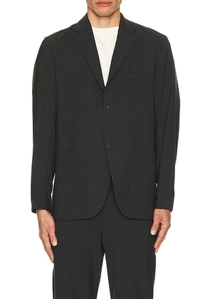 Norse Projects Emil Cordura Tech Wool Blazer in Charcoal Melange - Grey. Size XL/1X (also in ).
