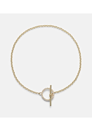 Stone and Strand 10kt gold bracelet with diamonds